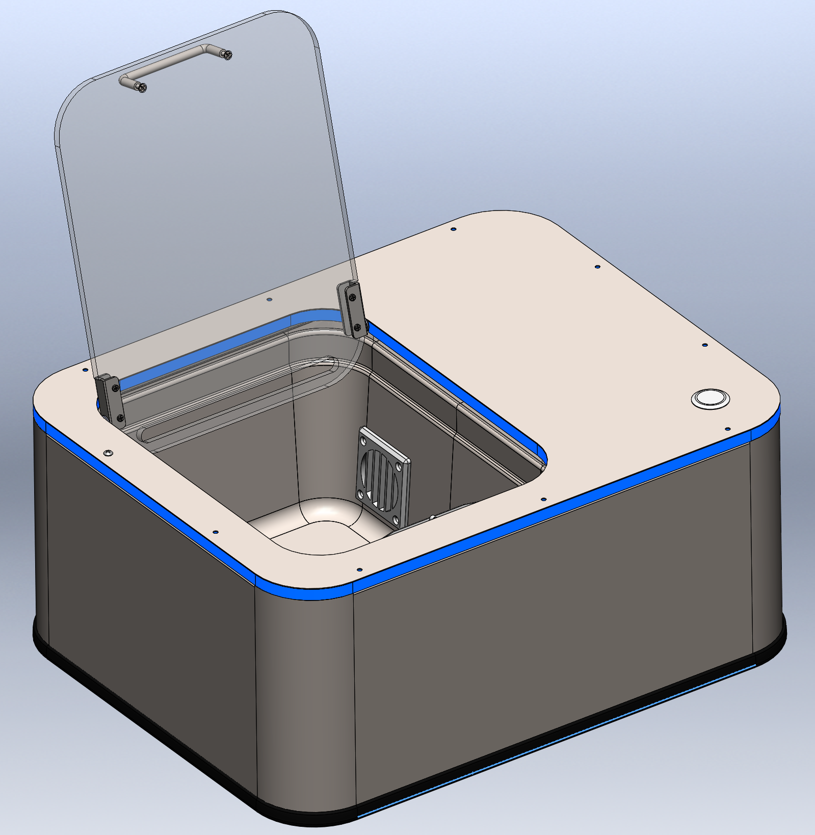 Prototype dental tool drier.